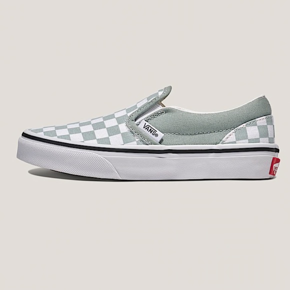 Vans Other - NWT Vans Gray and White Classic Checkered Slip-Ons